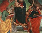 路加西诺雷利 - Madonna and Child with Saints